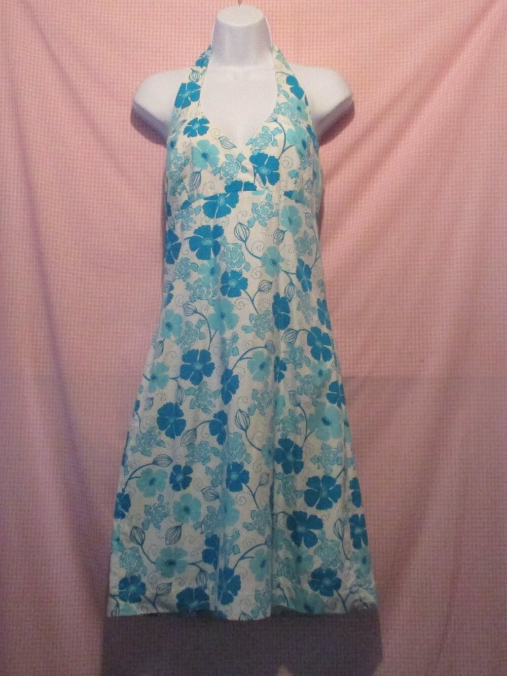 "Turtle Roll" Vintage Lilly Pulitzer Halter Dress sz. 8
